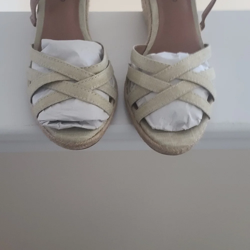 Elegant Beige and Brown Women's Sandals